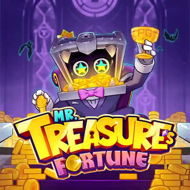 Interfaz de juego de Mr. Treasure's Fortune en bavomx